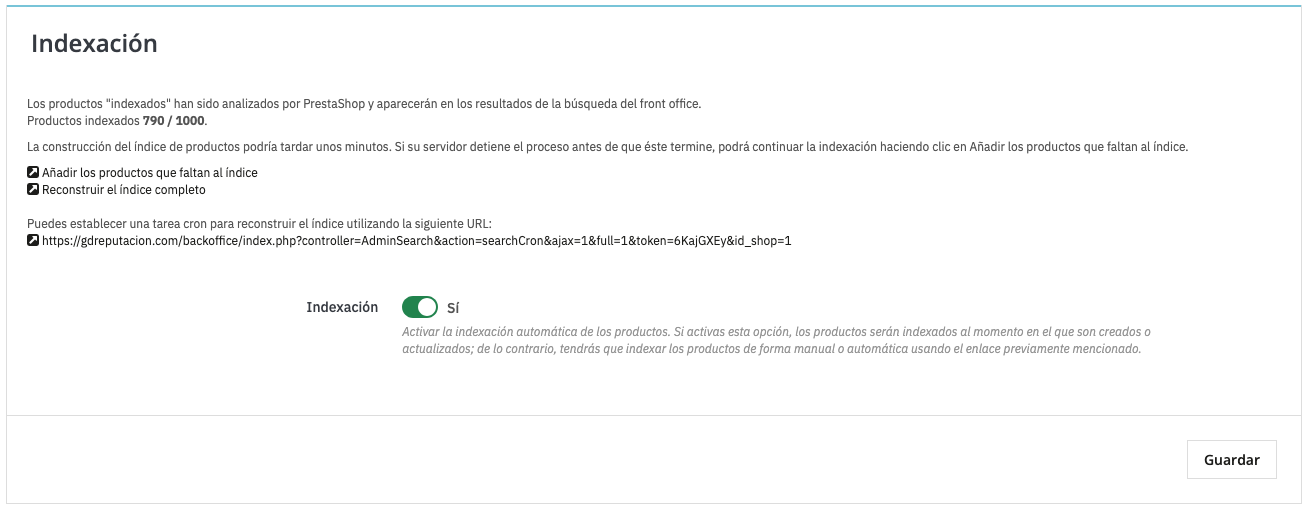 Buscador de Prestahop